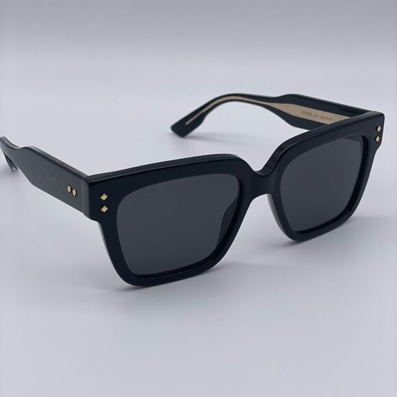BRAND NEW GUCCI GG1084S 001 Unisex Black/Grey Sunglasses